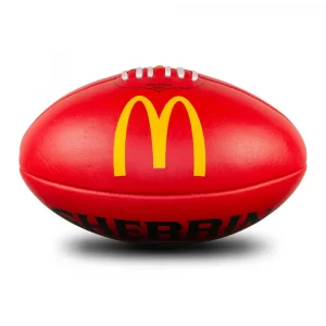 Sherrin Wizard AFL Split Leather Football In Yellow Size 5 