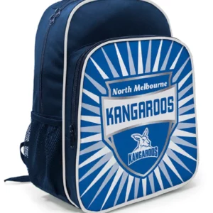 North Melbourne Kangaroos Junior Kids Backpack Vic Market Sports Official AFL Merchandise